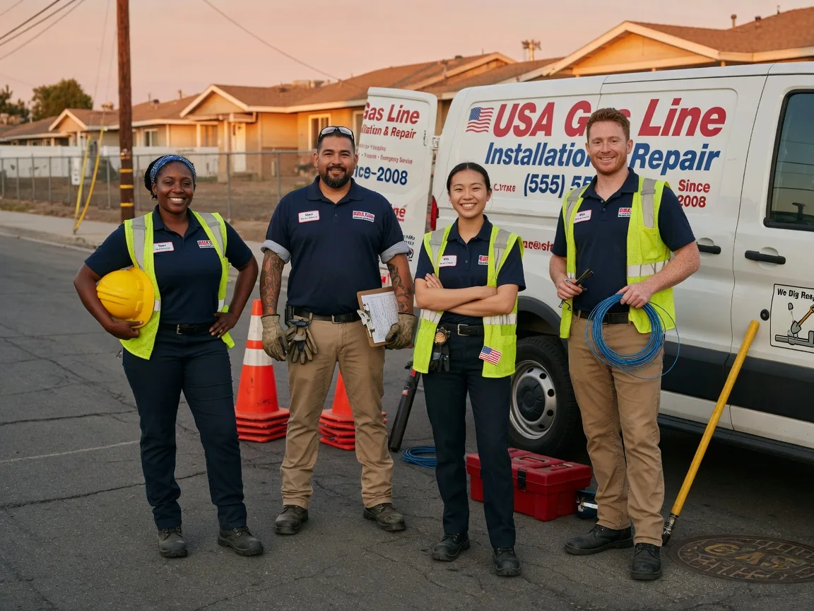 Gas Line Installation company in Elgin, ND